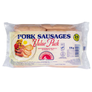Pork Sausages Value Pack 1kg