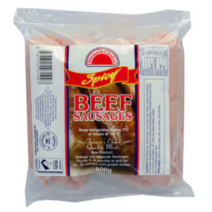 Spicy Beef Sausages 400gms