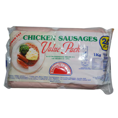 Chicken Sausages Value Pack 1Kg